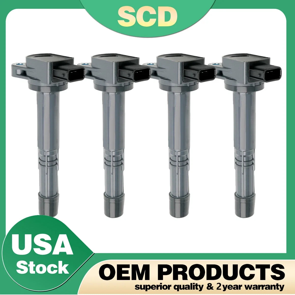 4X Ignition Coils for Honda CR-V Civic Element Acura RSX 2.4L (2002–2011) UF311