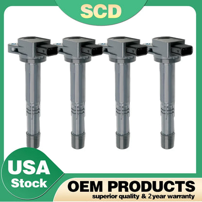 4X Ignition Coils for Honda CR-V Civic Element Acura RSX 2.4L (2002–2011) UF311