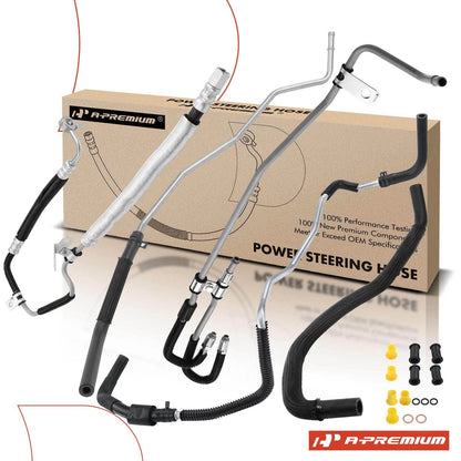5X Power Steering Pressure & Return Hose for Toyota (44411-07030, 4441007010)