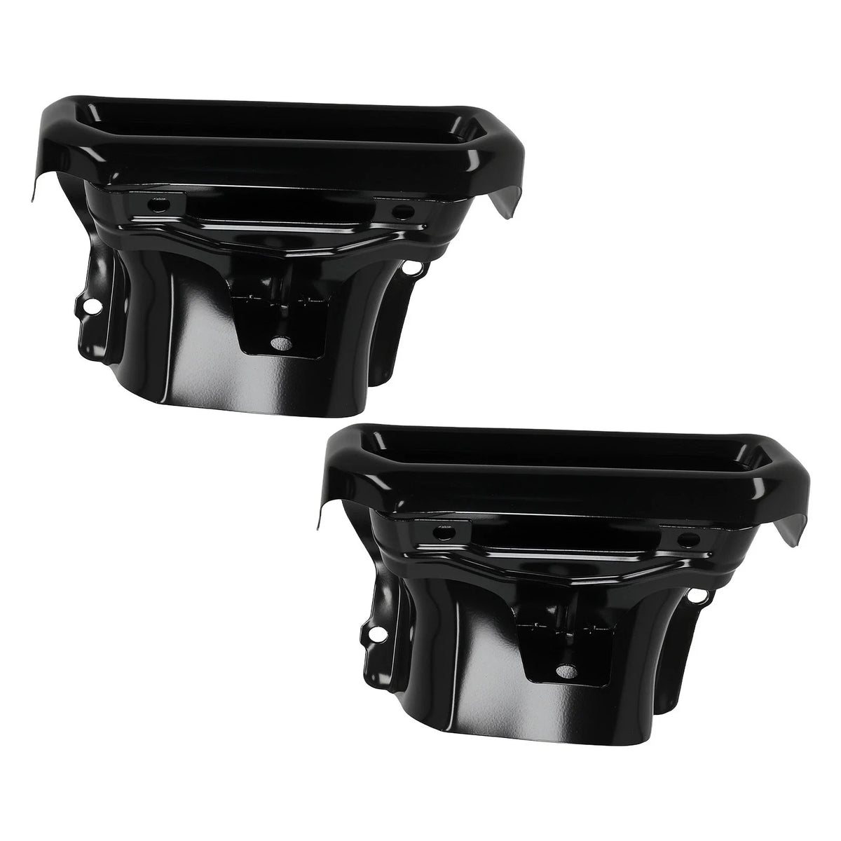2X Exhaust Bezels for GMC Sierra 1500, Chevy Silverado 1500 (2019–2024)