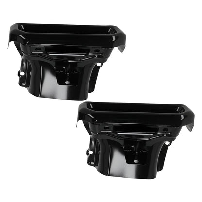 2X Exhaust Bezels for GMC Sierra 1500, Chevy Silverado 1500 (2019–2024)