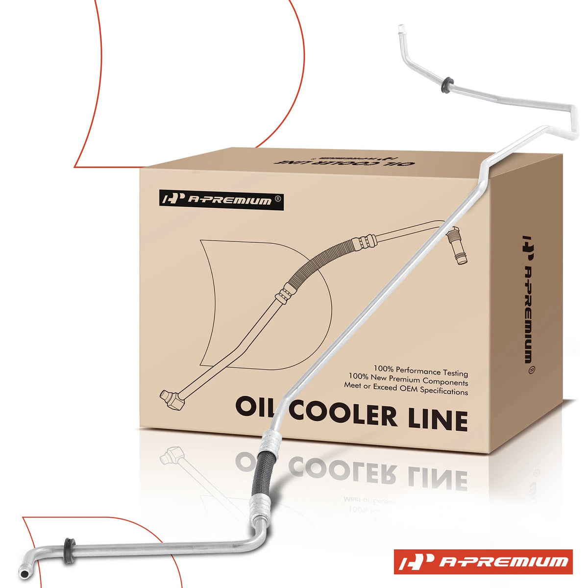 Upper Oil Cooler Hose for Chevy Astro GMC Safari (1996–2005) 5801120, 624-045
