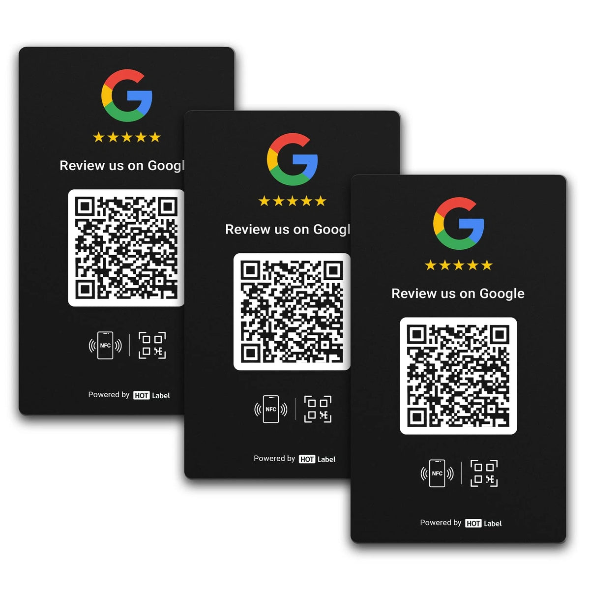 3-Pack Review Cards for Boosting Business