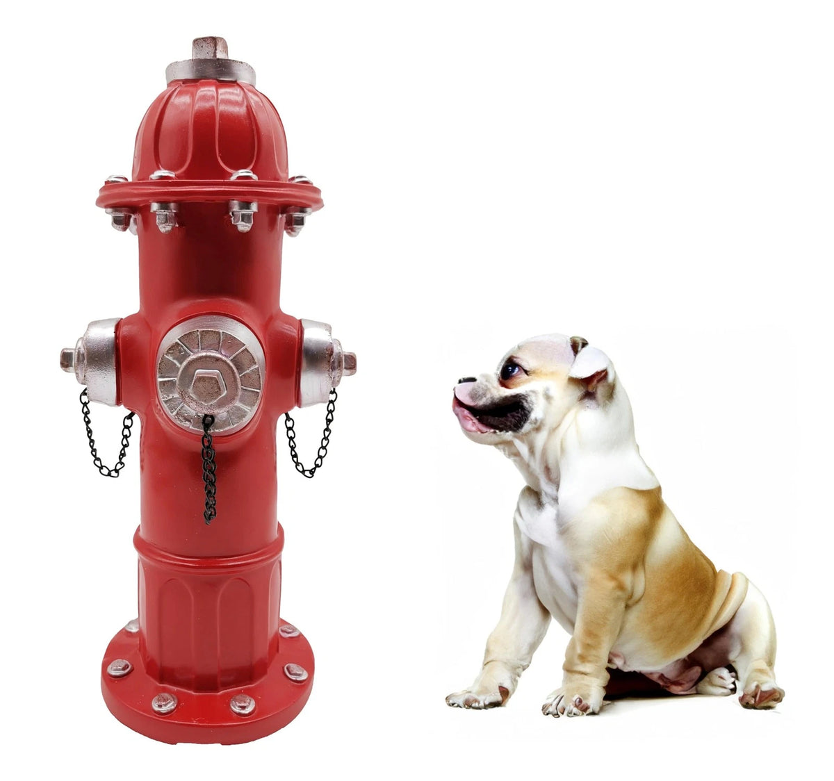Puppy Pee Post Outdoor Statue 14" for Garden Decor
