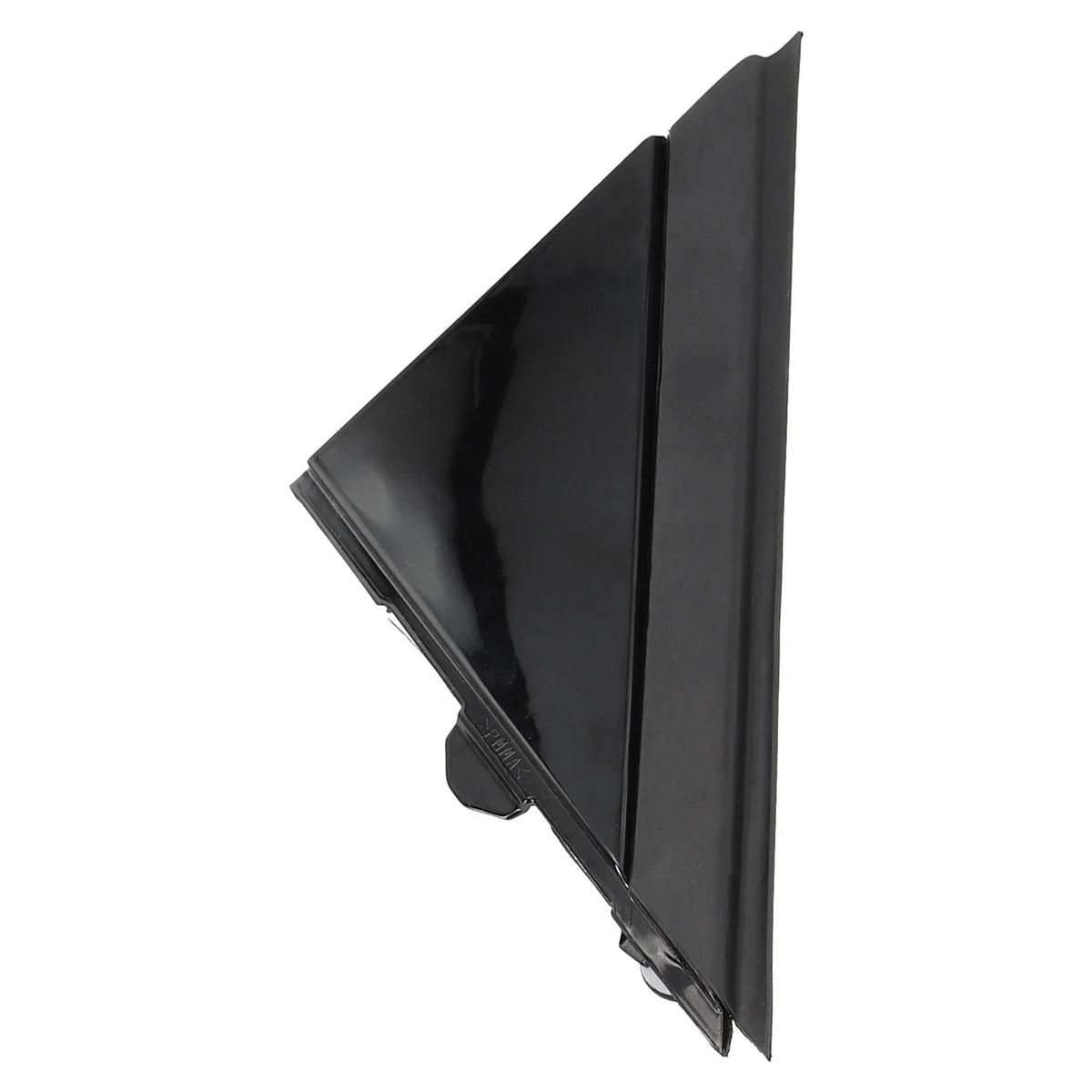 2X Door Mirror Flag Cover Moldings for FIAT 500 (2012–2019) Gloss Black
