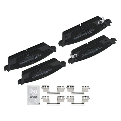Set of 4 Rear Ceramic Brake Pads for Chevrolet Avalanche/Cadillac Escalade (2007–2013)