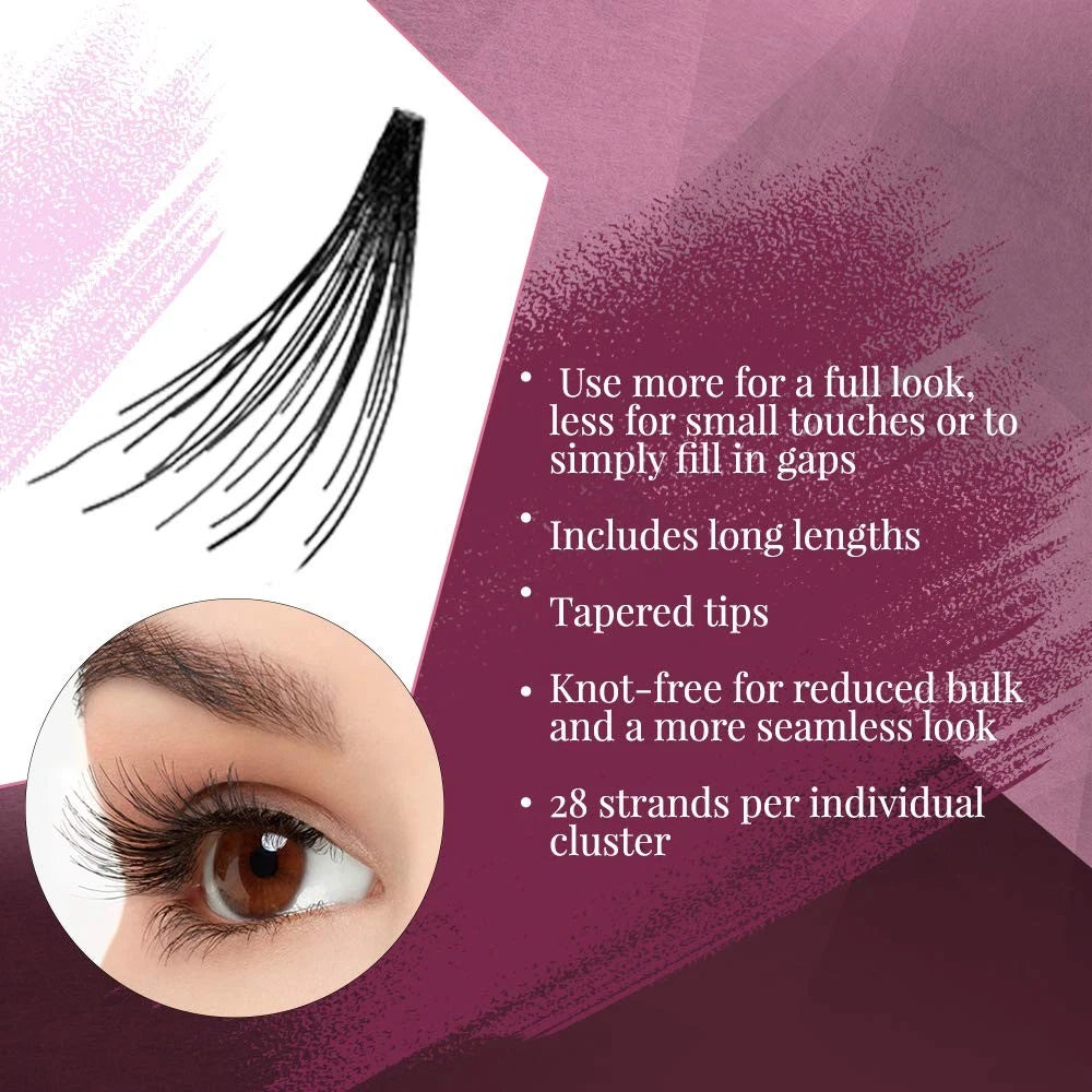 Set of 4 False Eyelashes Double Up 56 Count for Ardell