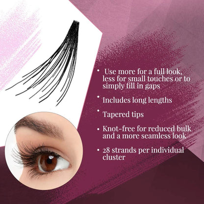 Set of 4 False Eyelashes Double Up 56 Count for Ardell