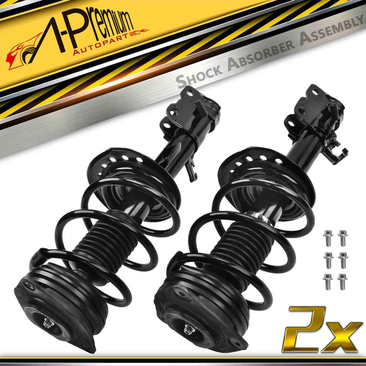 Front Strut w/ Coil Springs Assembly for Nissan Sentra (2013) 1333476R, 1333476L, 272947, 272948