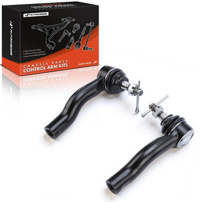 2X Front Outer Tie Rod End for Toyota RAV4 (2001–2005) Scion tC (2005–2010) - 4504749025, 4504649095, ES3655, ES3654
