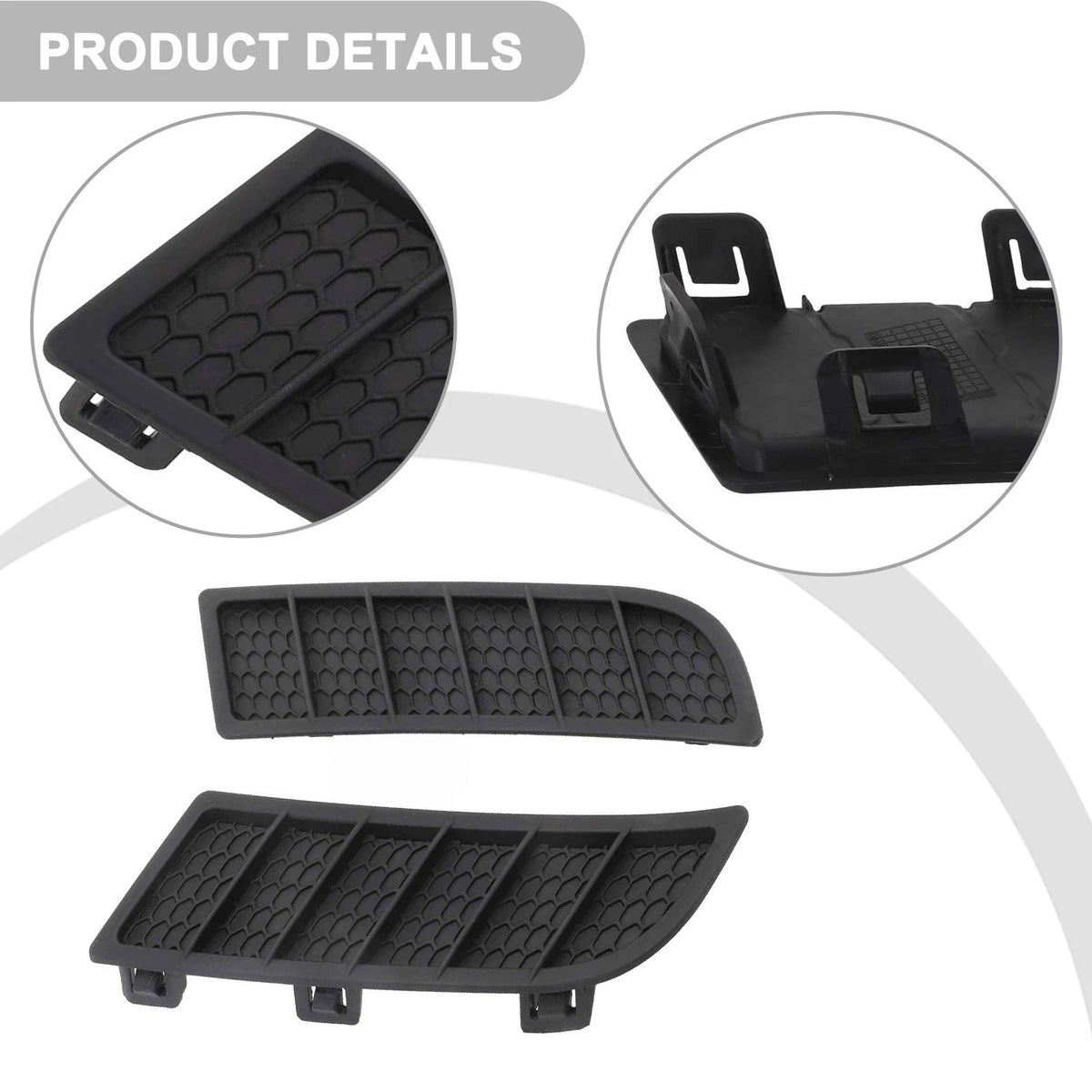 Black ABS Hood Bezel Strip Trim for Suzuki Vitara