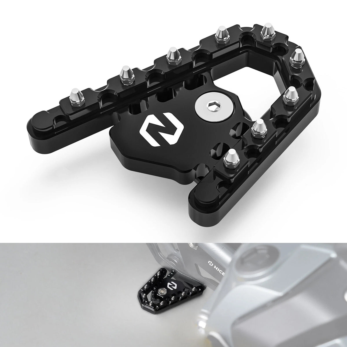 Rear Foot Brake Lever Pedal Extension Peg Pad for BMW R1250GS (2019–2023)