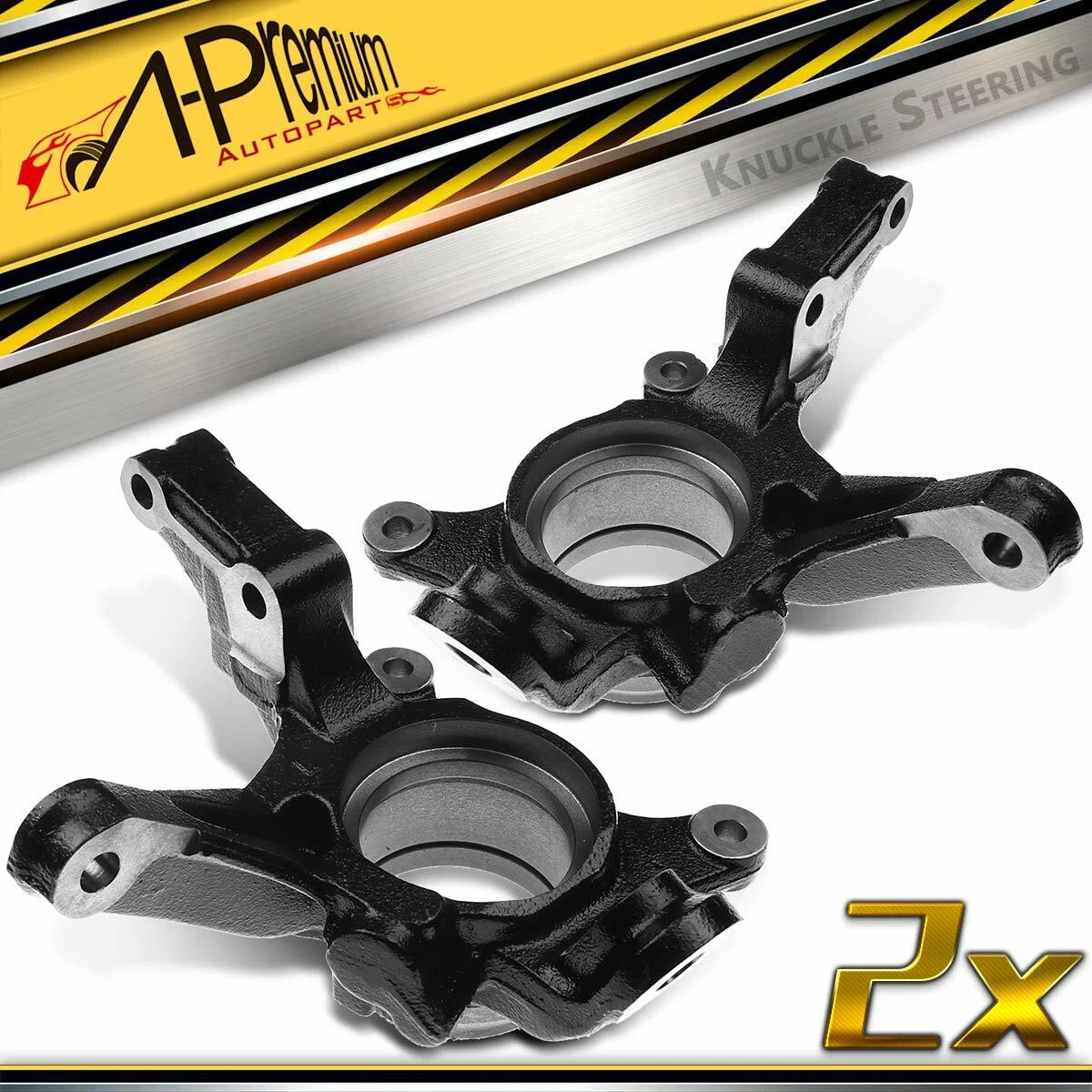 2X Front Suspension Steering Knuckle for Nissan Sentra 1995–1999, 200SX 40015-0M000, 40014-0M000