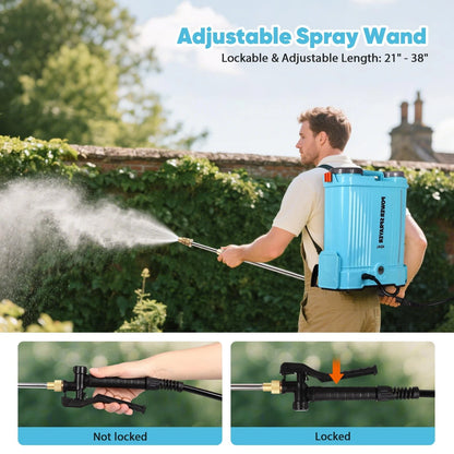 4.2 Gallon Battery Powered Backpack Sprayer for Weed Control
