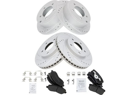 Brake Pad and Rotor Kit for Mitsubishi Lancer (2008–2016) 91453NQYP