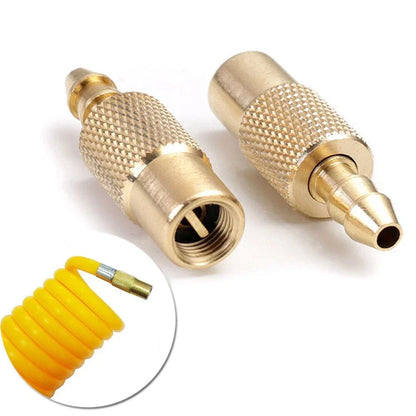 2 x Tyre Inflator Valve Connector Pump Valve Parts for Car