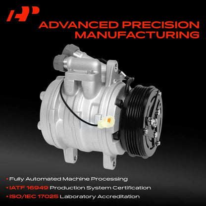 A/C Compressor with Clutch for Geo Metro Tracker Suzuki Swift Sidekick (1990–1998) - 12367701, 12367705, 9520060A51, 77311