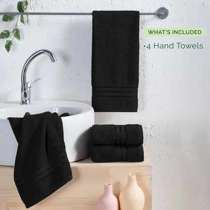 Set of 4 Popcorn Towels for Bathroom 16 x 28 inches