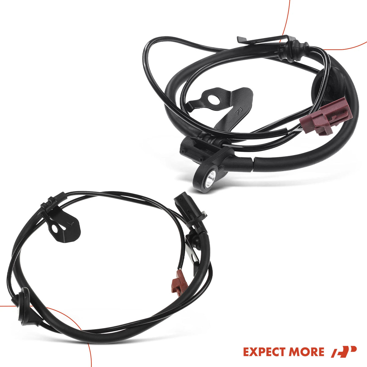 2X Rear ABS Wheel Speed Sensor for Ford Fusion Lincoln MKZ Mercury AWD (2006–2012) - 7E5Z2C182A, AE5Z2C182B, AE5C2C186B