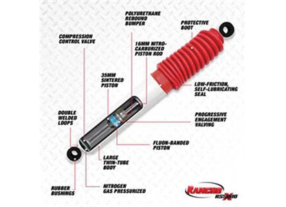 Rancho RS55188 Shock for Nissan PU Series 4WD (1986–1994)