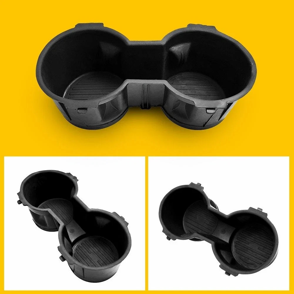 Set of 2 Rubber Cup Holder Inserts for Ford F-150 F-250 F-350 Super Duty