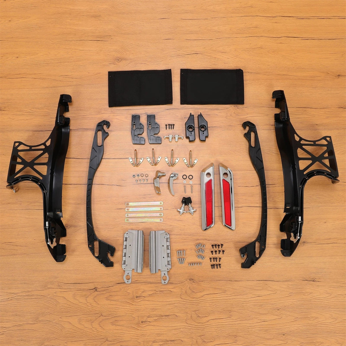 One Touch Opening Saddlebag Latch Lock Kit for Harley (2014–2024)