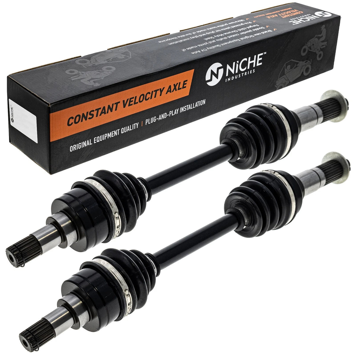 2X Front CV Axle Drive Shaft for Yamaha Kodiak 400 Big Bear 350 ATV (1993–2006) 519-KCA2423X, 3HN-2510F-01-00