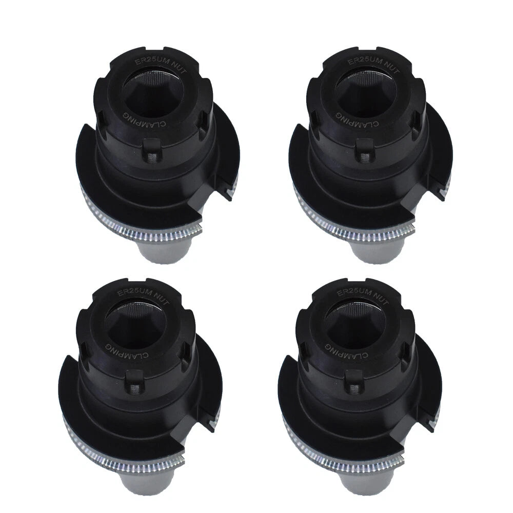 4X CAT40 ER25 Collet Chuck Tool Holder Set - 2.76" Gage Length