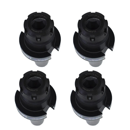4X CAT40 ER25 Collet Chuck Tool Holder Set - 2.76" Gage Length