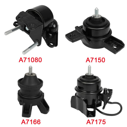 Set of 4 Engine Motor Mounts for Hyundai Santa Fe V6 2.7L (2007–2009)