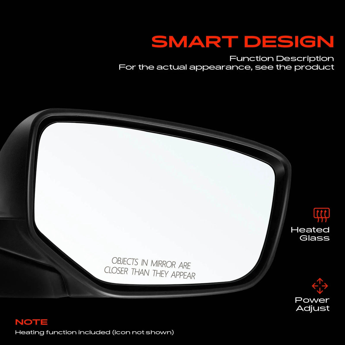 Heated Power Mirror for Honda Accord (2008–2012) - 76208-TA5-A11, HO1321231