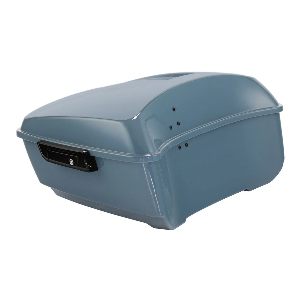 King Trunk for Harley Touring Street Glide (2014–2025) Sharkskin Blue Firestorm