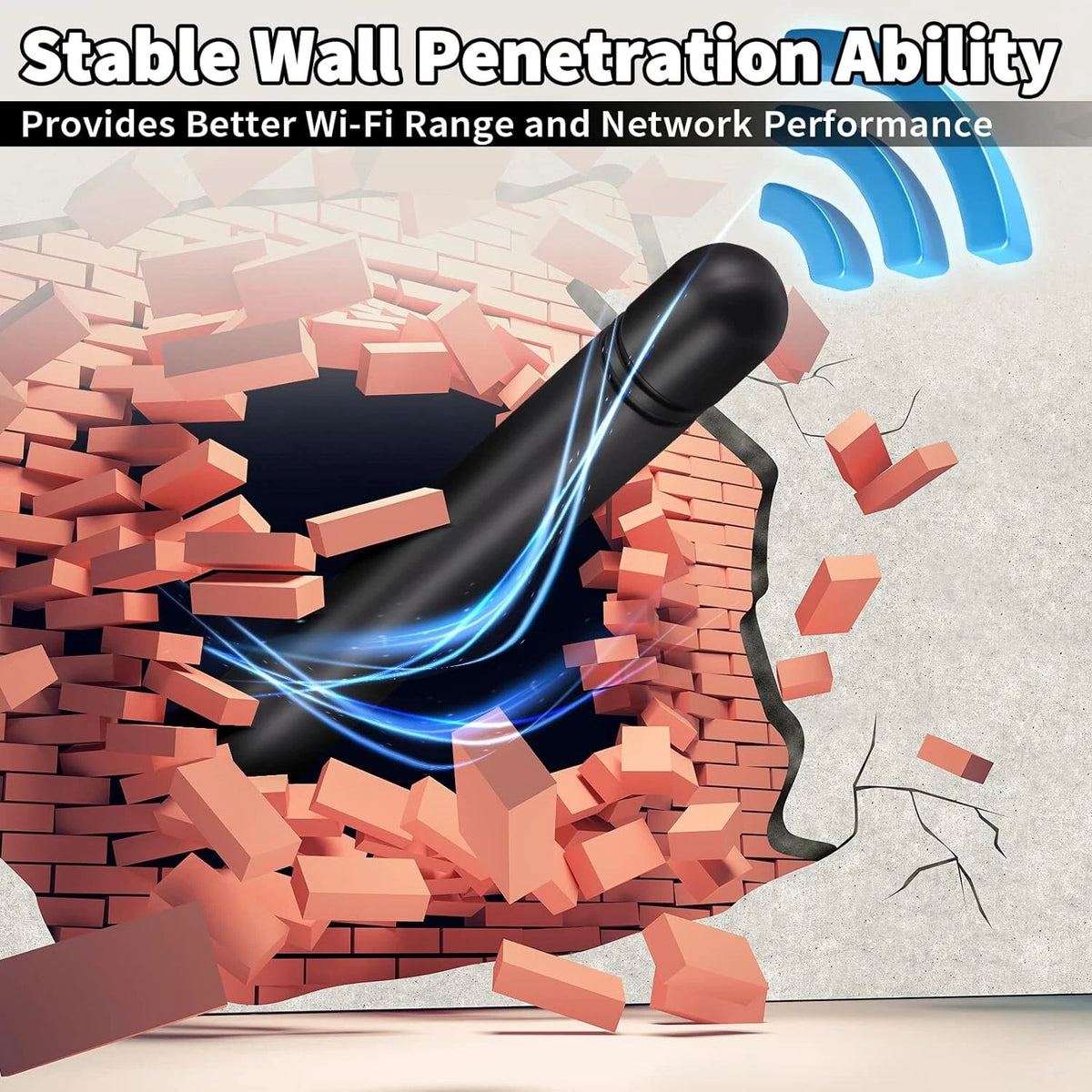 100X RP-SMA Antenna for WiFi Wireless Router 2.4GHz/5GHz