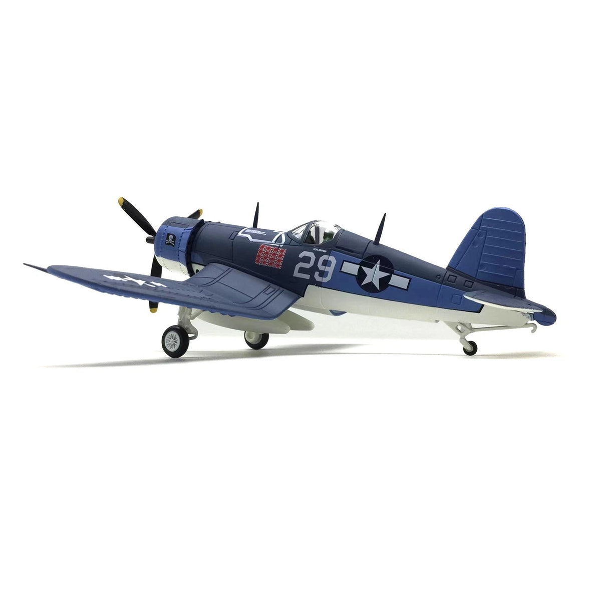 1:72 F4U-1 Pirate Military Fighter Aircraft Model Collection Display