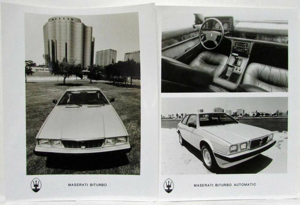 Maserati Biturbo Quattroporte Press Kit (1986)