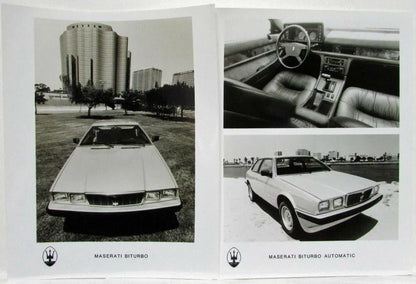 Maserati Biturbo Quattroporte Press Kit (1986)