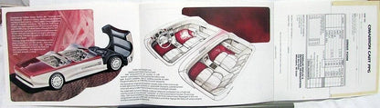 CART PPG Trackside Vehicle Concept Car Brochure for Cadillac Cimarron (1985)