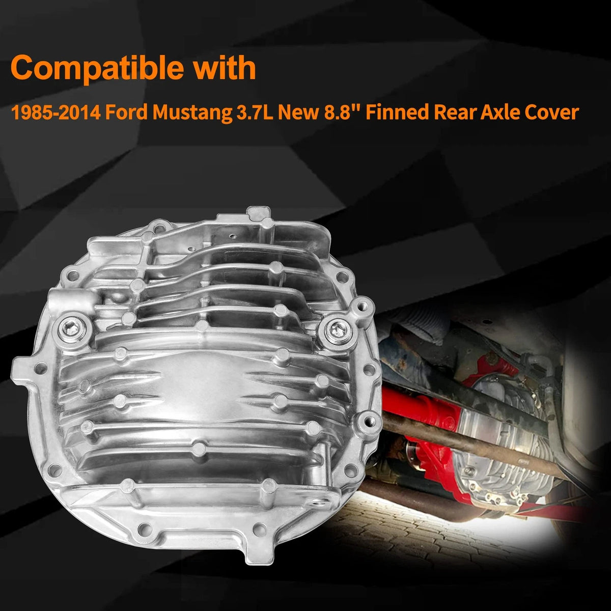 8.8” Aluminum Rear Axle Differential Cover for Ford Mustang (1985–2014)