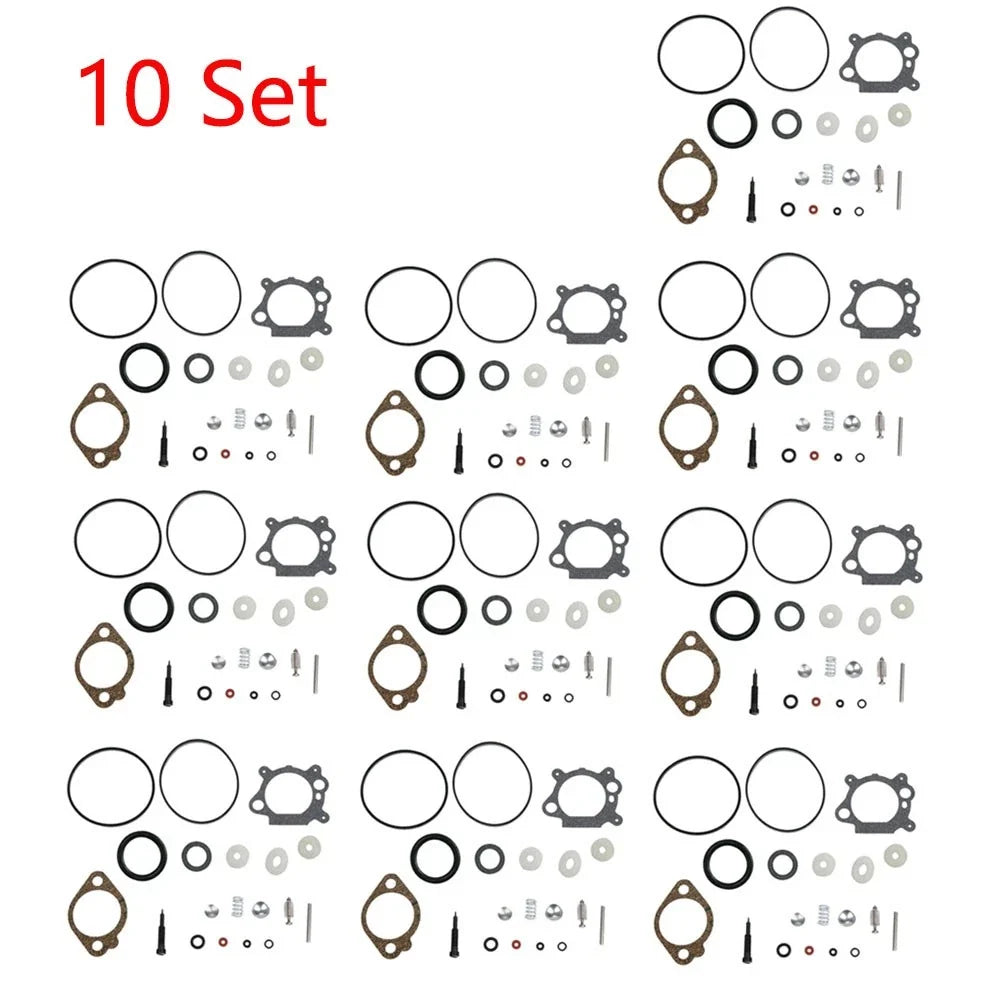 Set of 10 Carburetor Gasket Overhaul Kit for B&S 492495 493762 498260