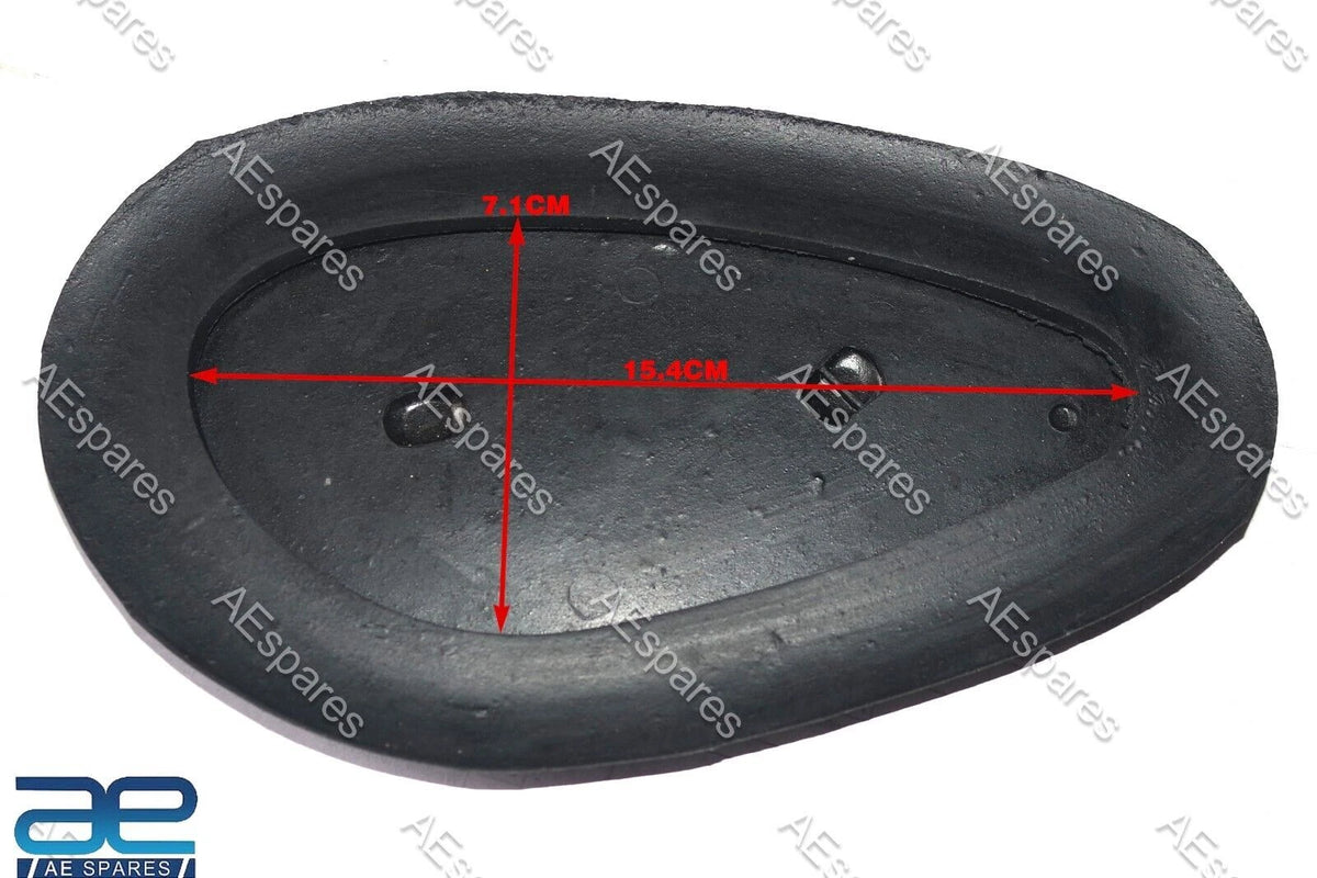 Set of 2 Rubber Grip Knee Pads for BSA A7 A10 B31 B33 C10 C11 C12 M20 M21 M33