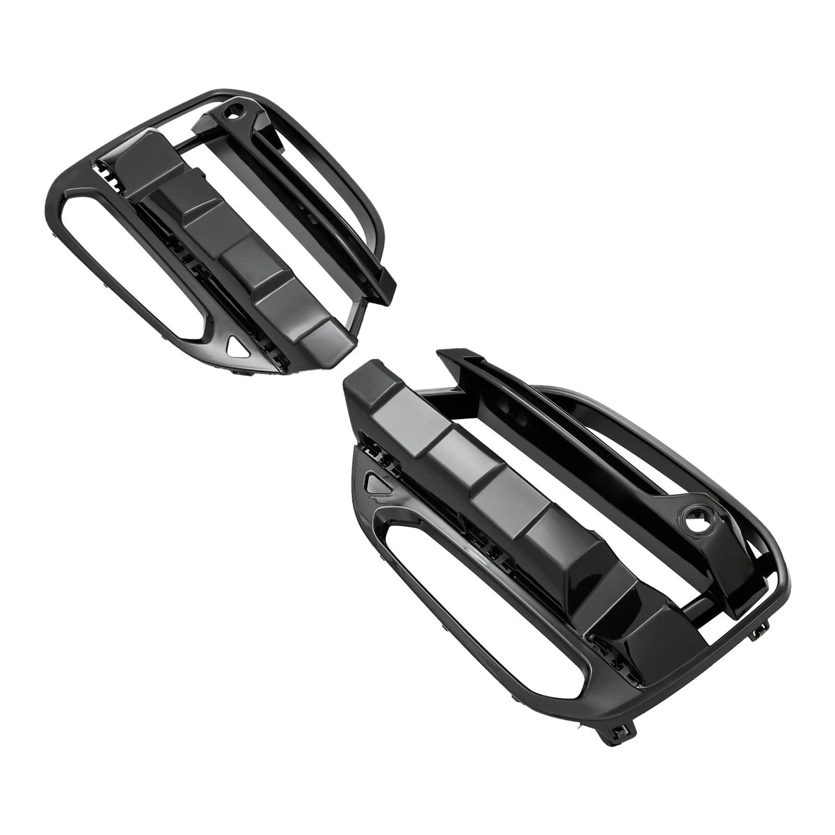 Set of 2 Fog Light Covers for BMW X3 (2018–2021) Black