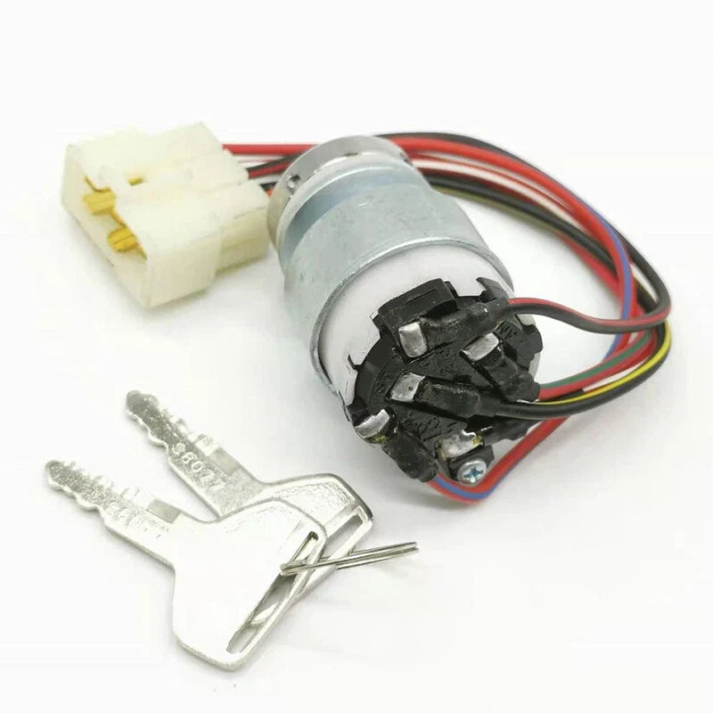 Starter Switch Assembly with Keys for Kioti CK DK DS RX Tractors (T4520-75176)