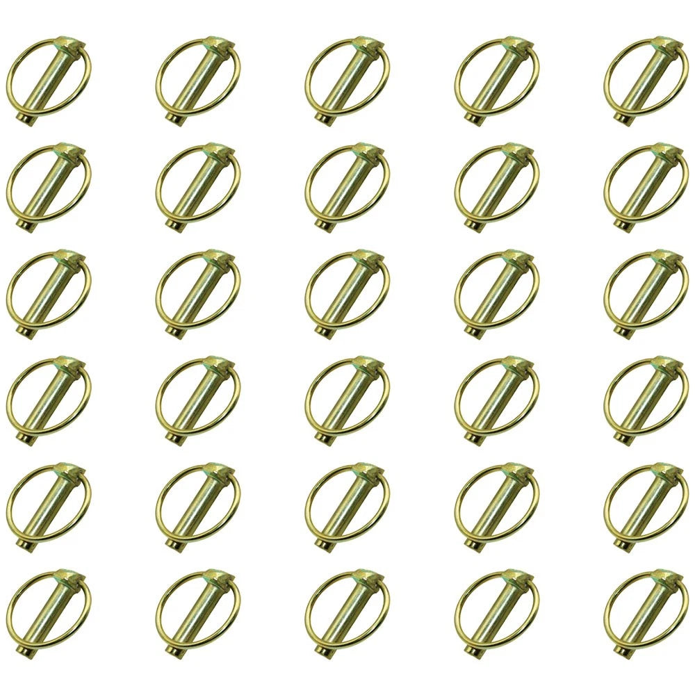 Set of 30 Lynch Pin Clips 7/16" x 1-1/2" for Farm Tractor
