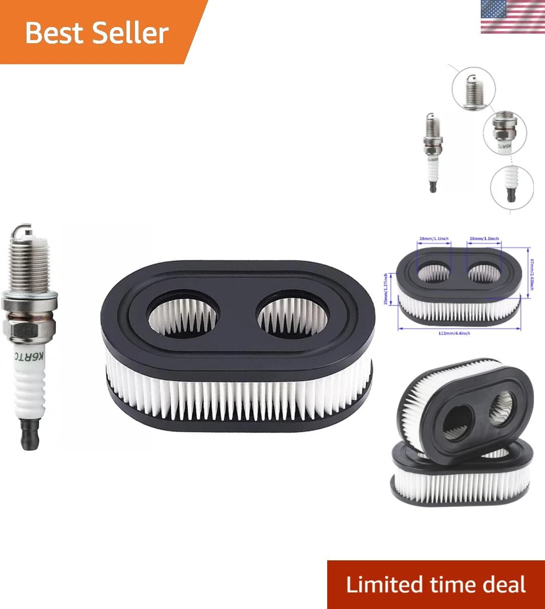 Air Filter for 500EX Series Lawn Mowers