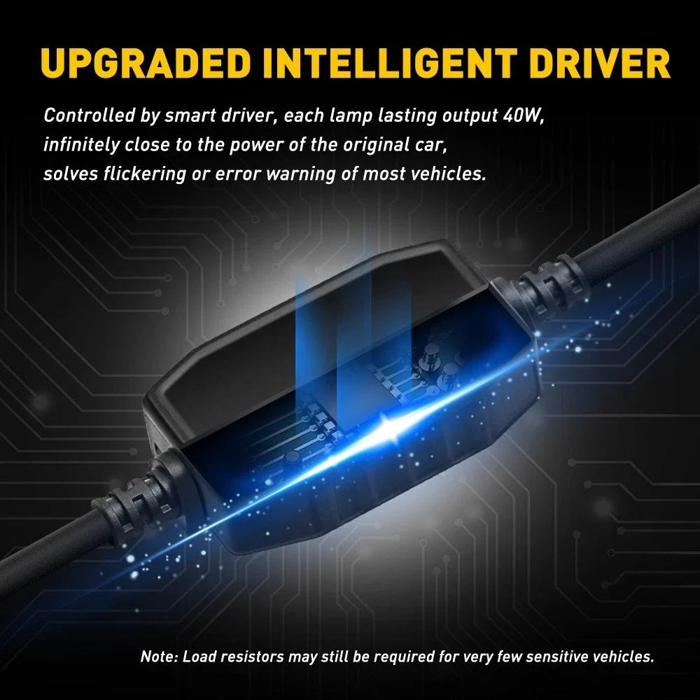 AUXITO HB5 9007 LED Headlight Kit for High/Low Beam (72W 6500K 16000LM)