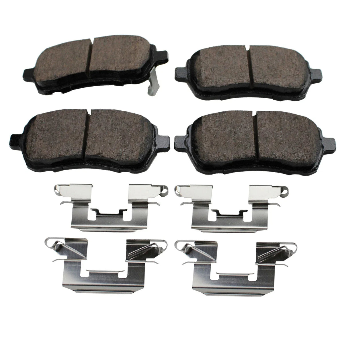 Set of 4 Akebono ProAct Ultra Premium Ceramic Front Brake Pads for Ford Fiesta Mazda 2 (2011–2019)