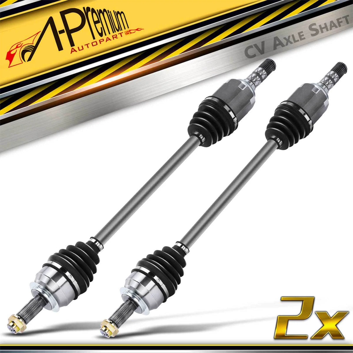2X Front CV Axle Assembly for Subaru Crosstrek (2014–2016) 28321FJ020, 66-7576, 60-7576