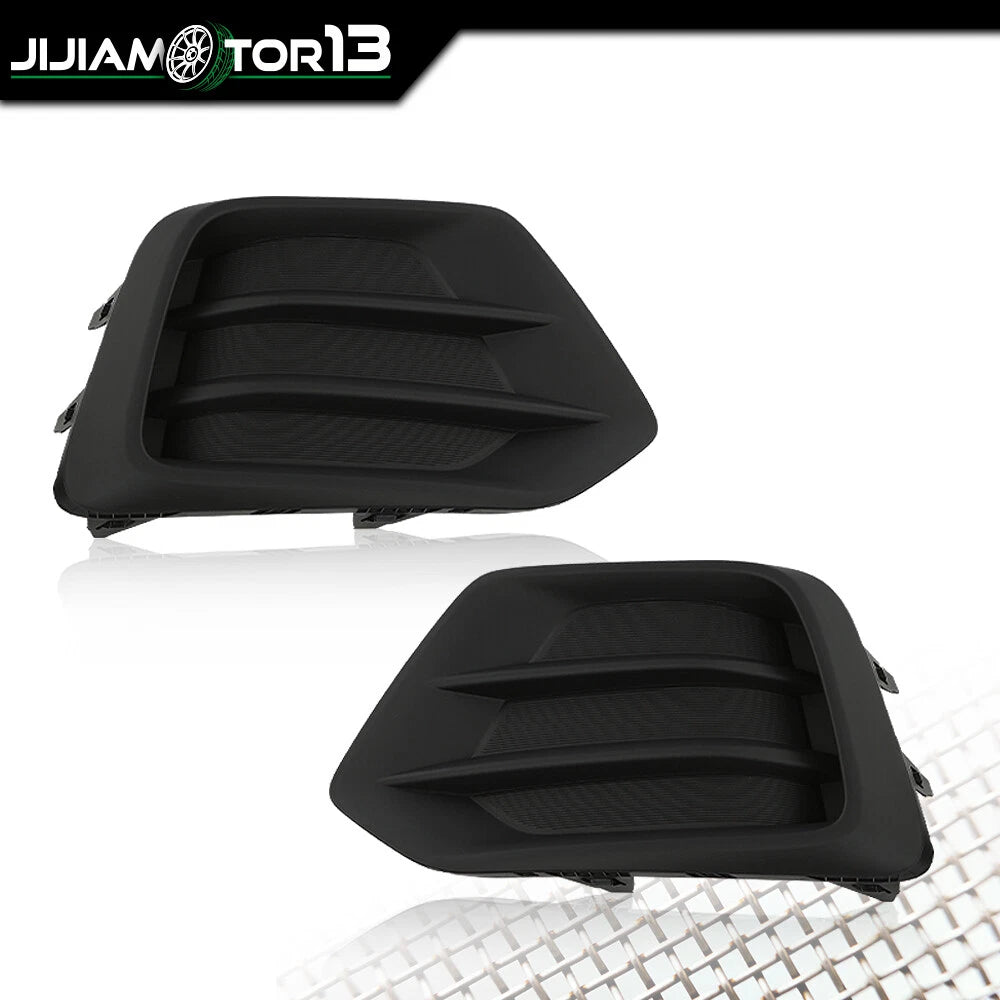 Pair Fog Light Covers for Chevy Trax (2017–2022) J-02FLC45M5ABK, 42537708