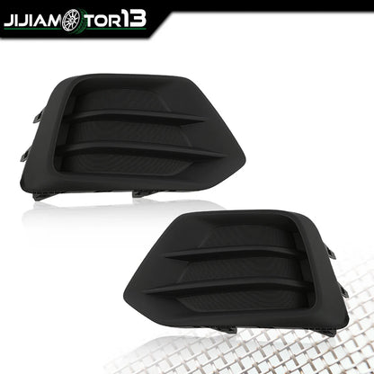 Pair Fog Light Covers for Chevy Trax (2017–2022) J-02FLC45M5ABK, 42537708