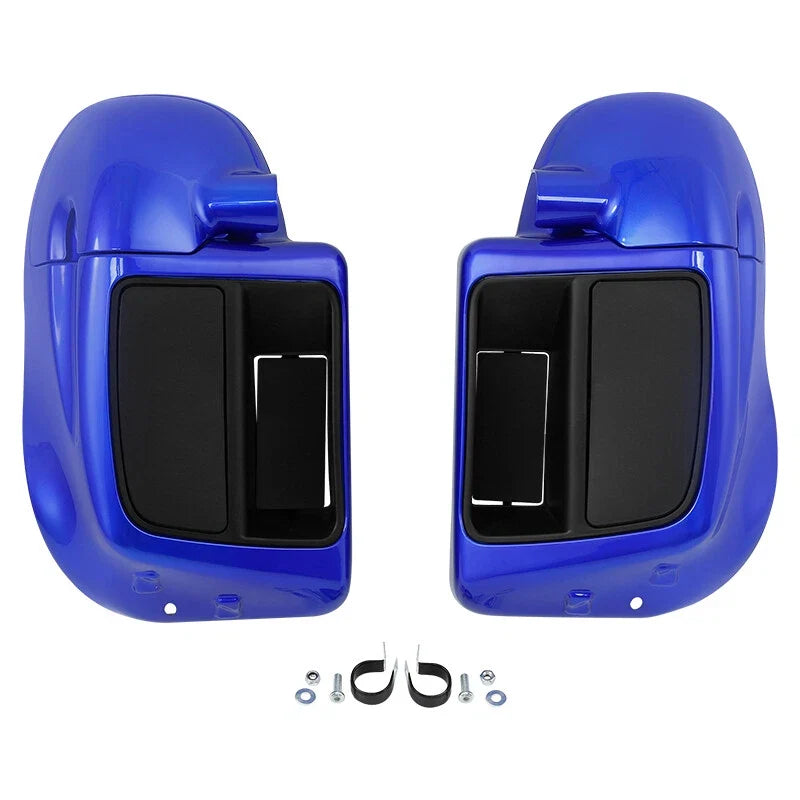 Blue Lower Vented Fairings for Harley Touring Road Glide (2014–2024)